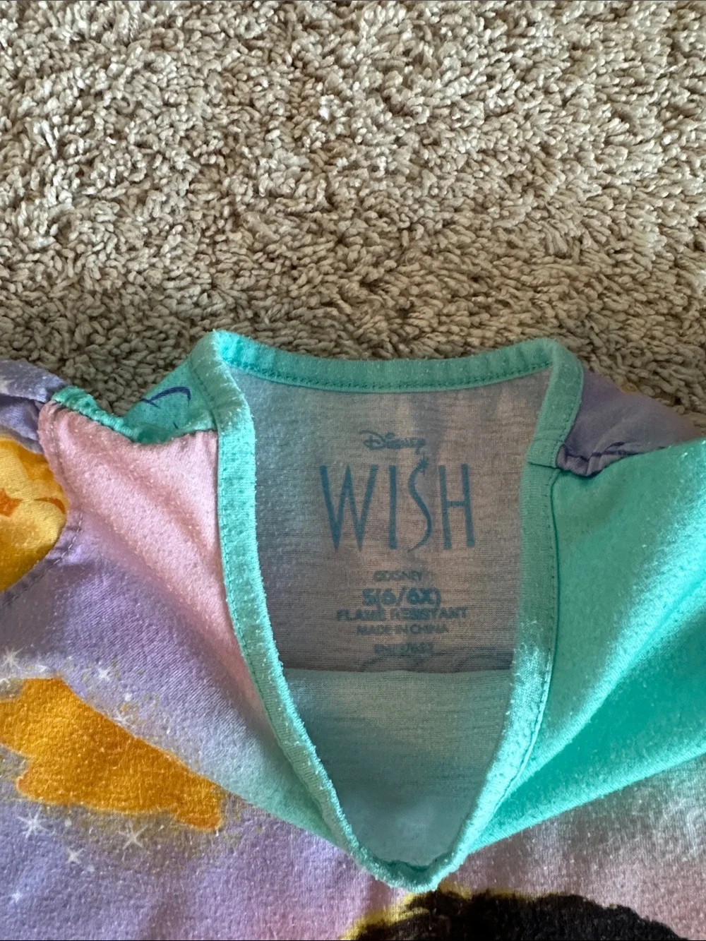 Disney Girls Mirabel and Wish pajama sets